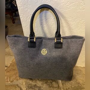 Tory Burch Wool Flannel tote bag